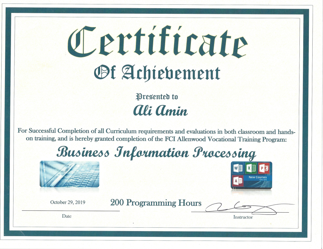 Business Information Processing